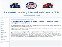 Tablet Screenshot of bwcorvettes.com